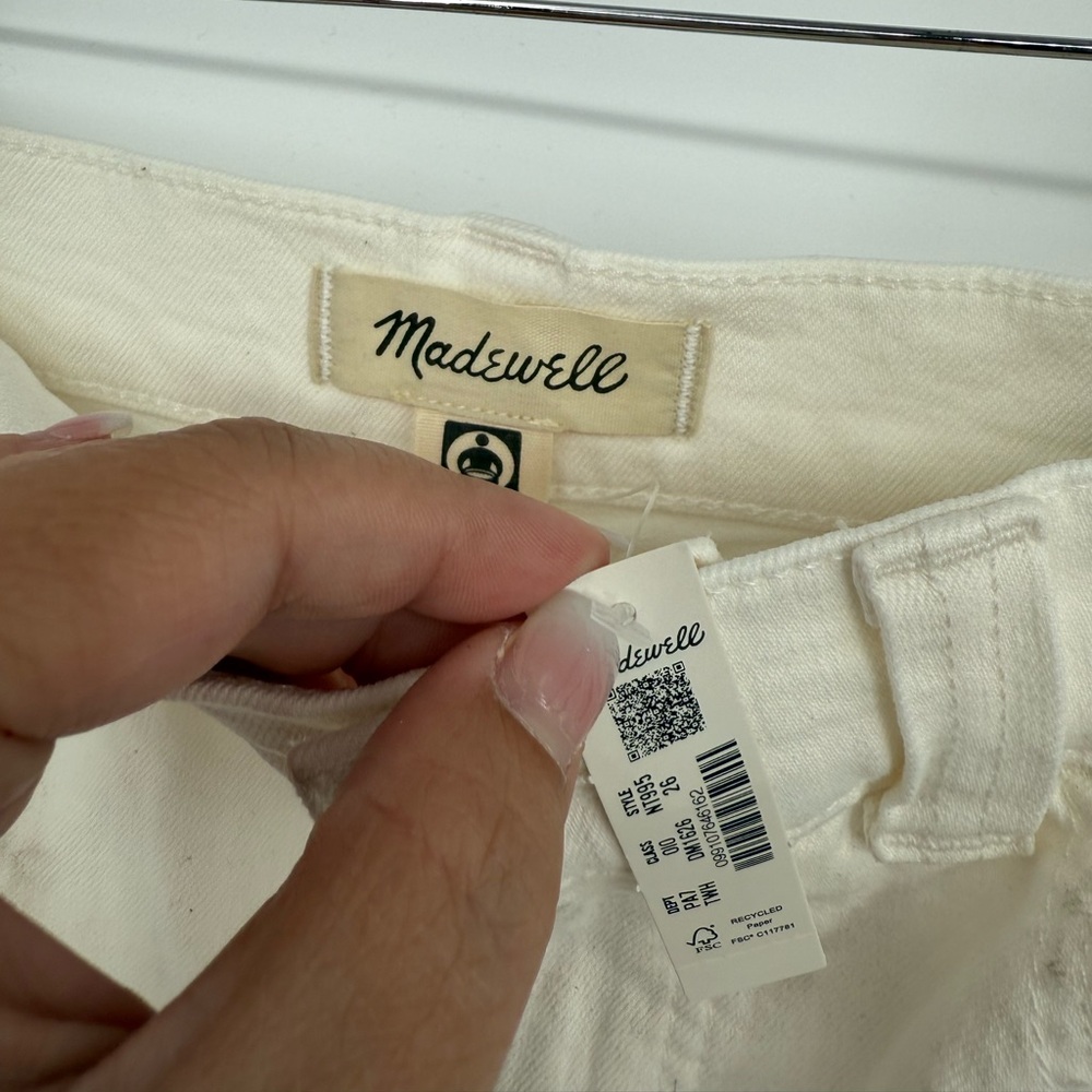 Madewell The Perfect Vintage Wide-Leg Crop Jeans Size‎ 26 - Picture 8 of 11